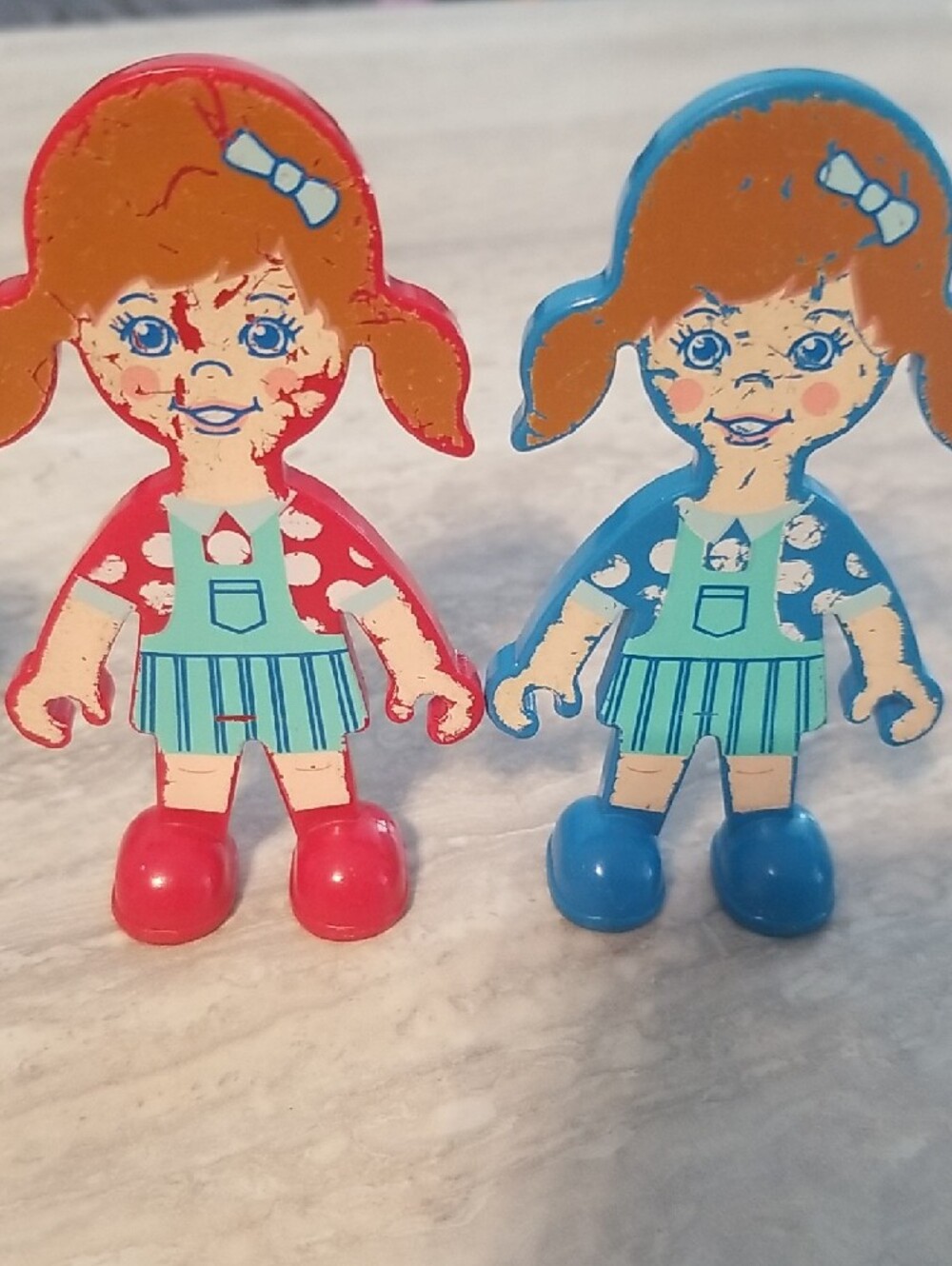Vintage  Playskool Flat Folks Lot - Picture 12 of 12